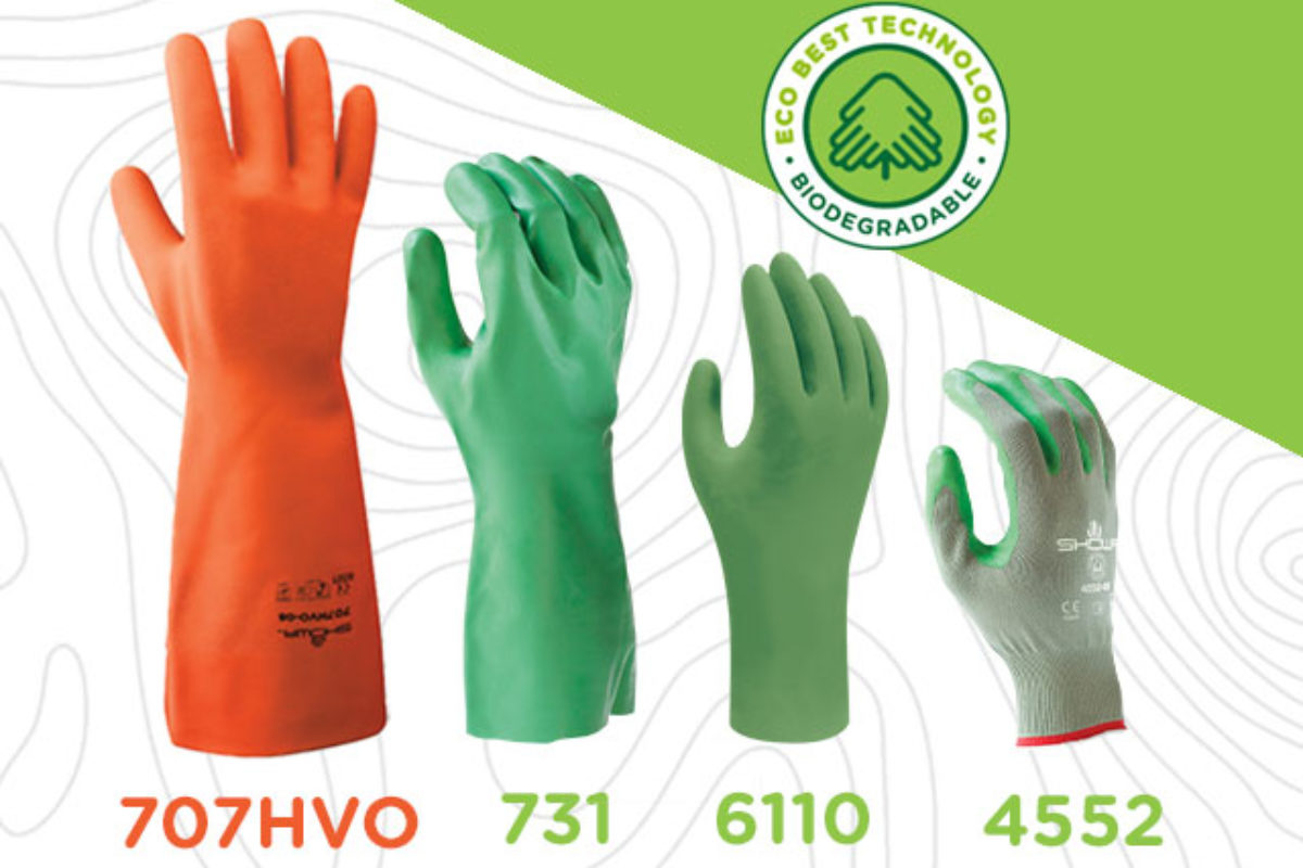 Showa présente des gants EPI biodégradables conforme aux normes UE