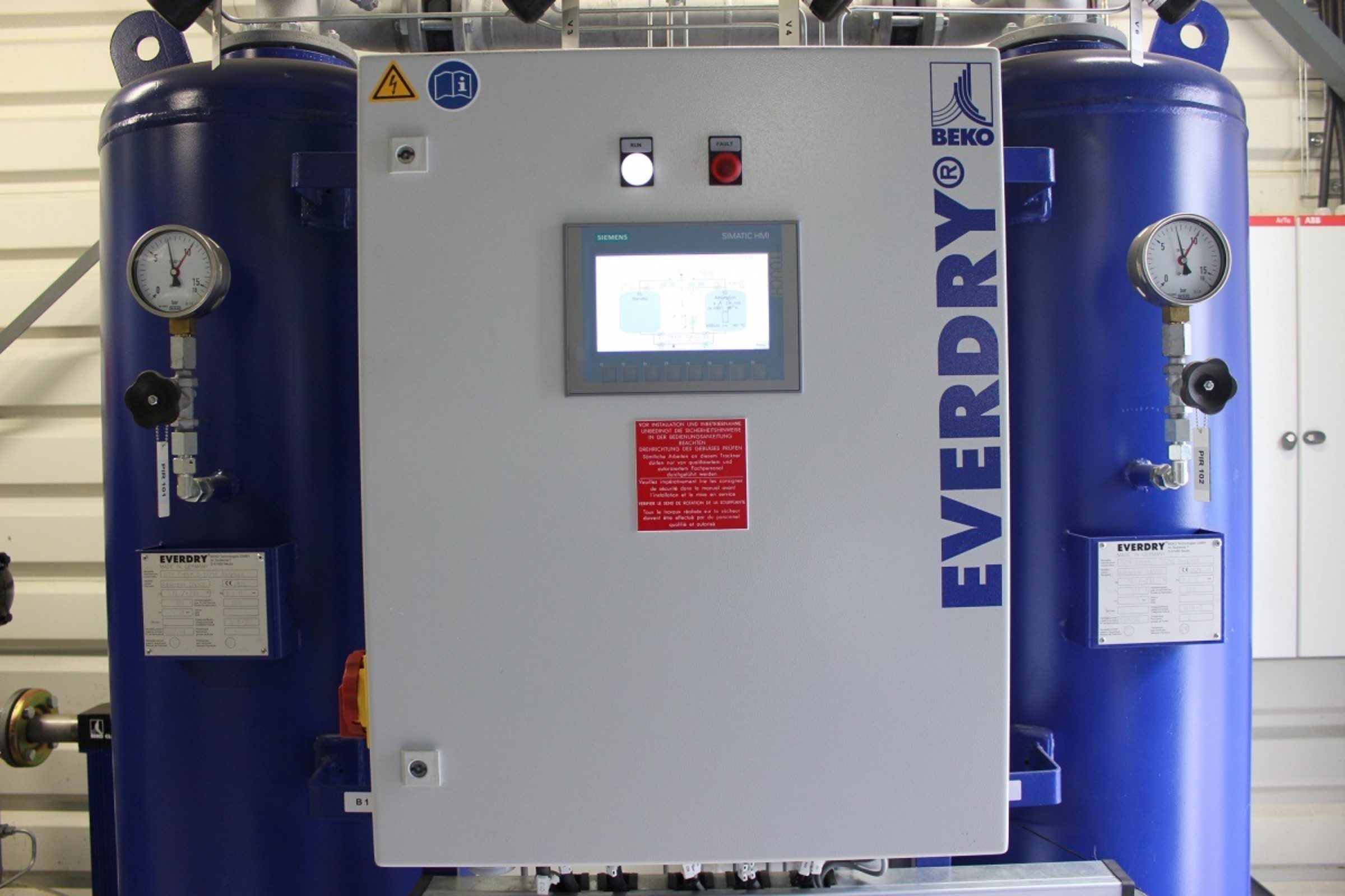 REX air comprimé sec, exempt d’huile et de germes pour l